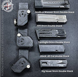 Ambidextrous Double Stack Magazine Pouch w/  Magnetic